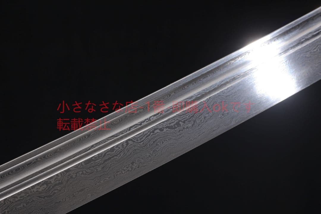 九龍刀酸枝木純銅装模様鋼  古兵器 武具 刀装具 日本刀 模造刀 居合刀