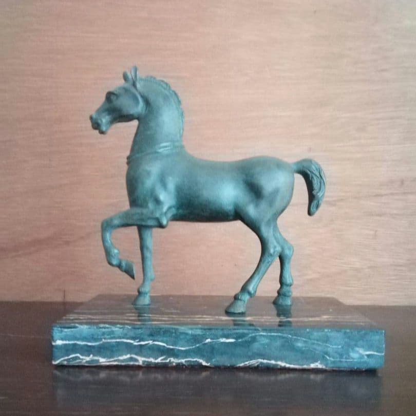 逸品　ヴァレーゼ工房　ブロンズ馬像　鋳造　Valese　イタリア　サンマルコ
