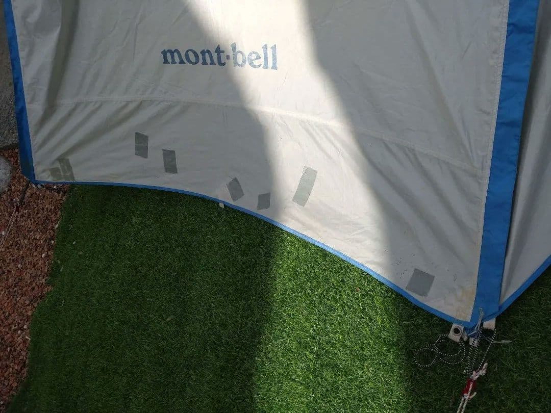 本日限定値下げ！[ジャンク扱い]モンベル クロノスキャビン4+専用グランドシート