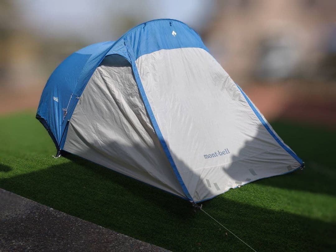 本日限定値下げ！[ジャンク扱い]モンベル クロノスキャビン4+専用グランドシート