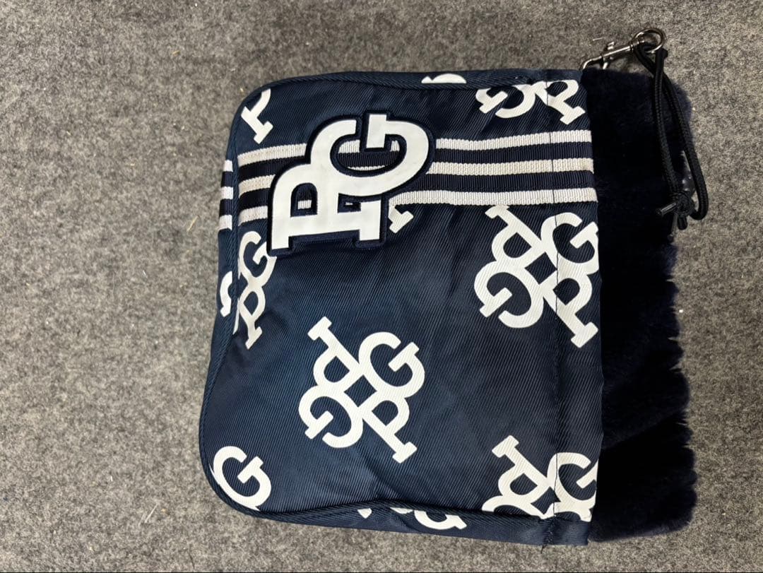 PG キャディバッグ ネイビー/ホワイト