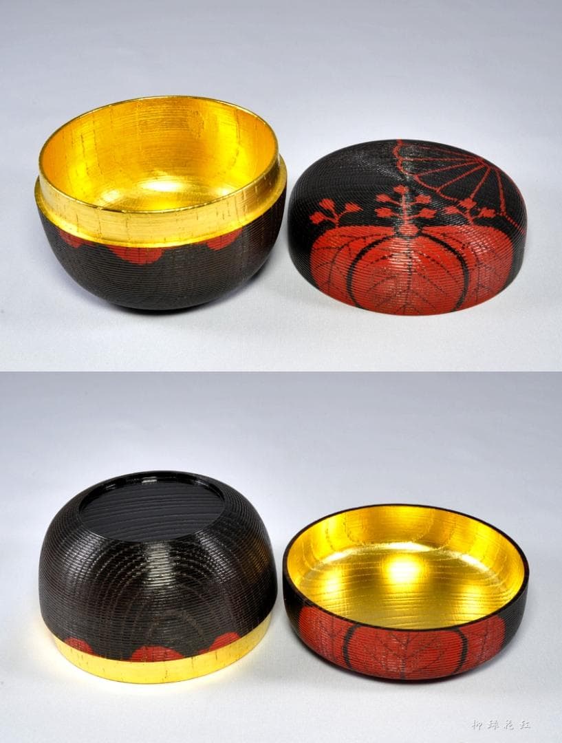 中村宗尹 鵬雲斎好 寿輪棗 写 共箱 茶道具