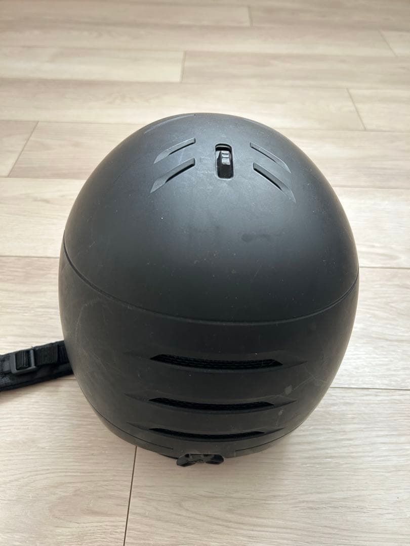 uvex ブラックヘルメット オレンジレンズ