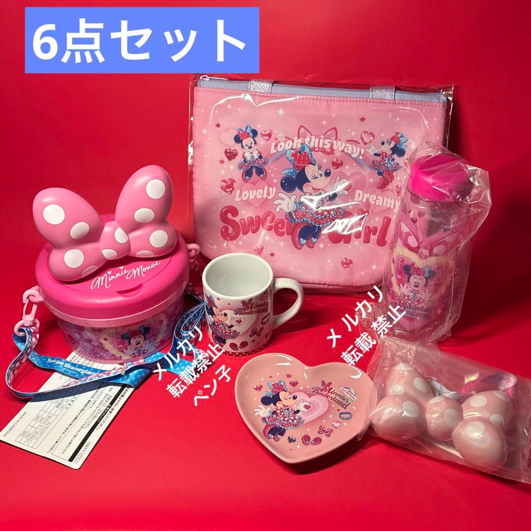 【未使用】ミニーのファンダーランド スーベニア６種　ディズニーパルパルーザ