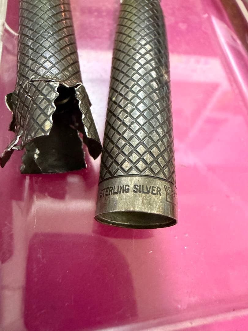 純銀　コップ　スターリングシルバー　万年筆