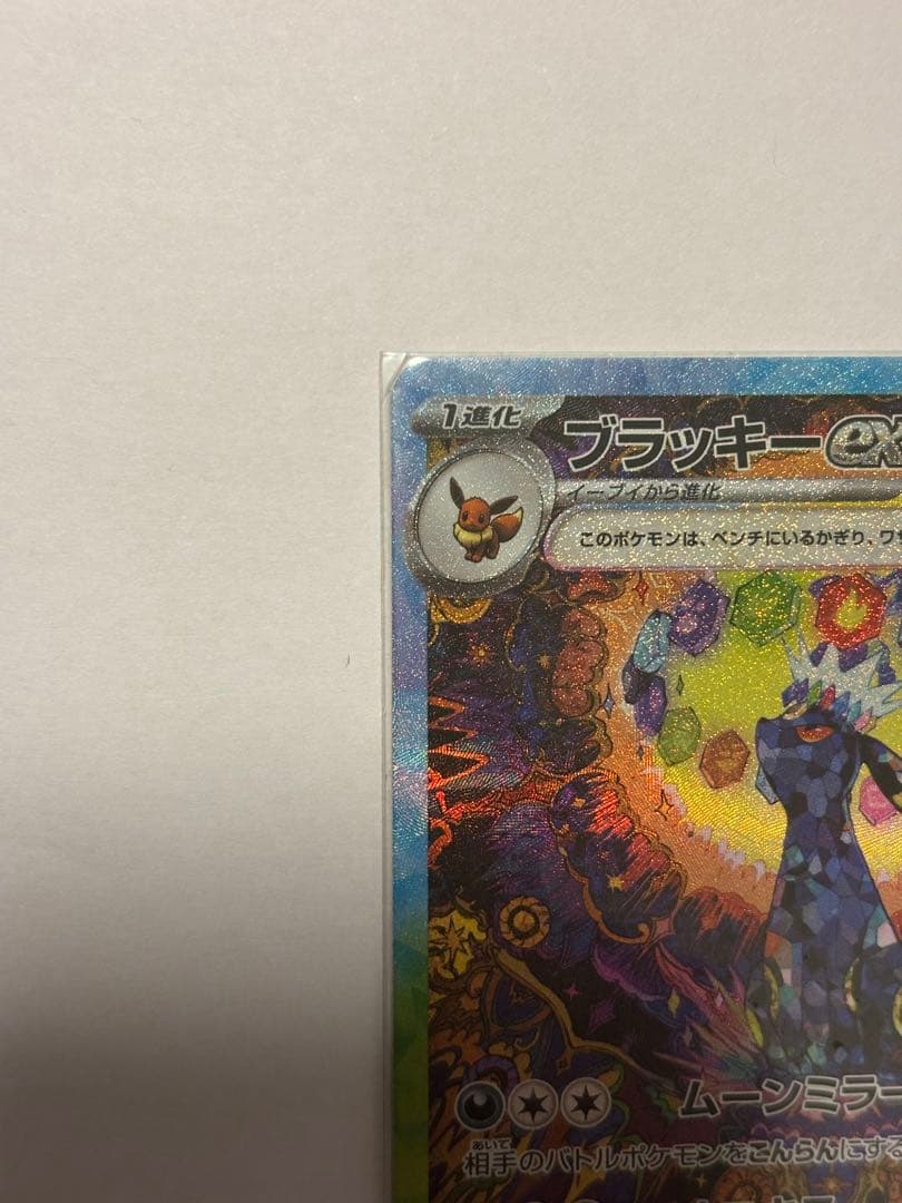 ブラッキーex SAR テラスタルフェスex 217/187 ハードスリーブ付き