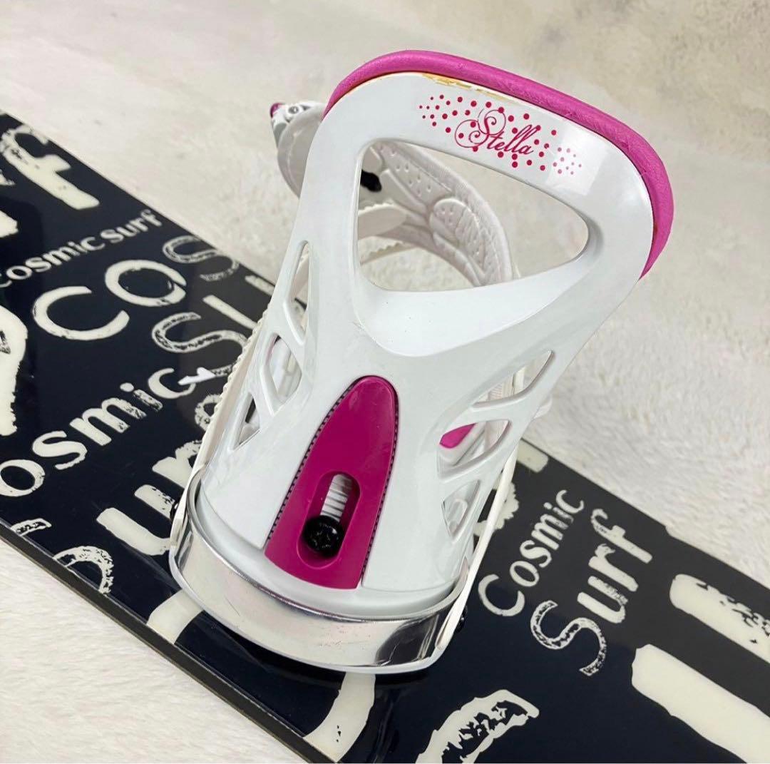 2点まとめ Cosmic surf 144cm stella スノボ セット