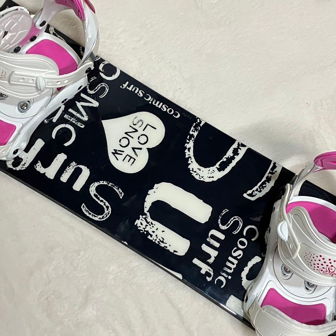 2点まとめ Cosmic surf 144cm stella スノボ セット