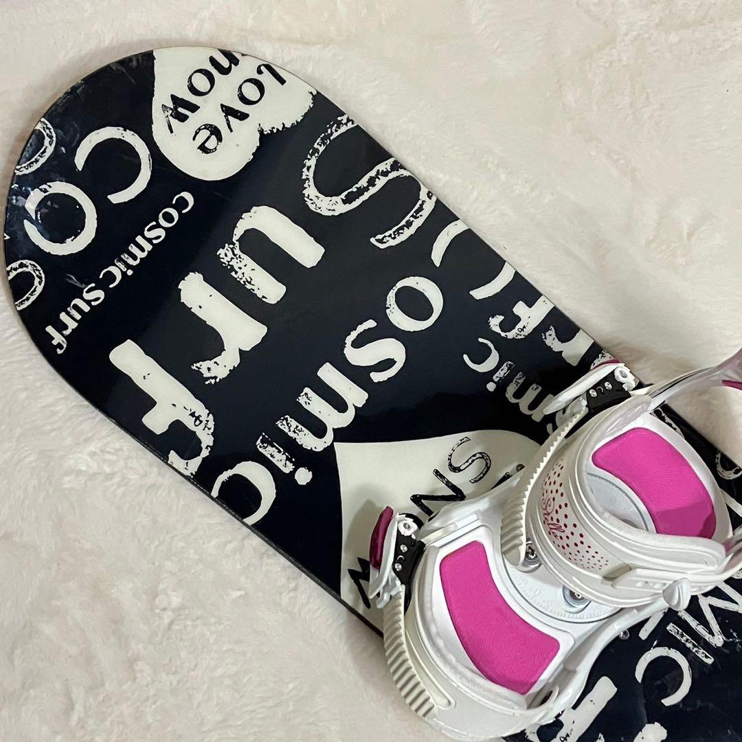 2点まとめ Cosmic surf 144cm stella スノボ セット