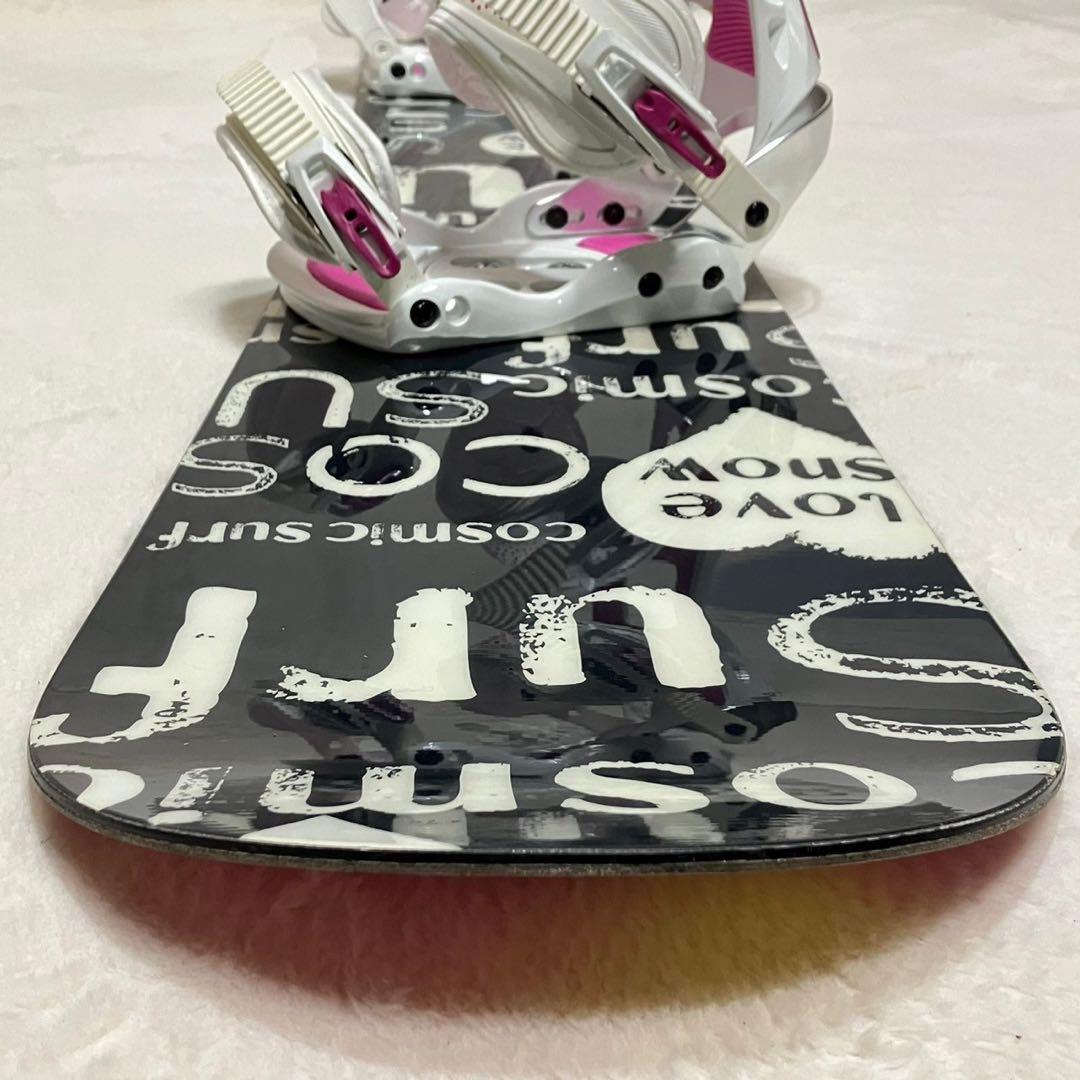 2点まとめ Cosmic surf 144cm stella スノボ セット