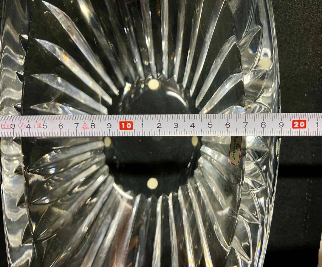 Baccarat クリスタルガラス ボウル　コンポート　高さ14cm