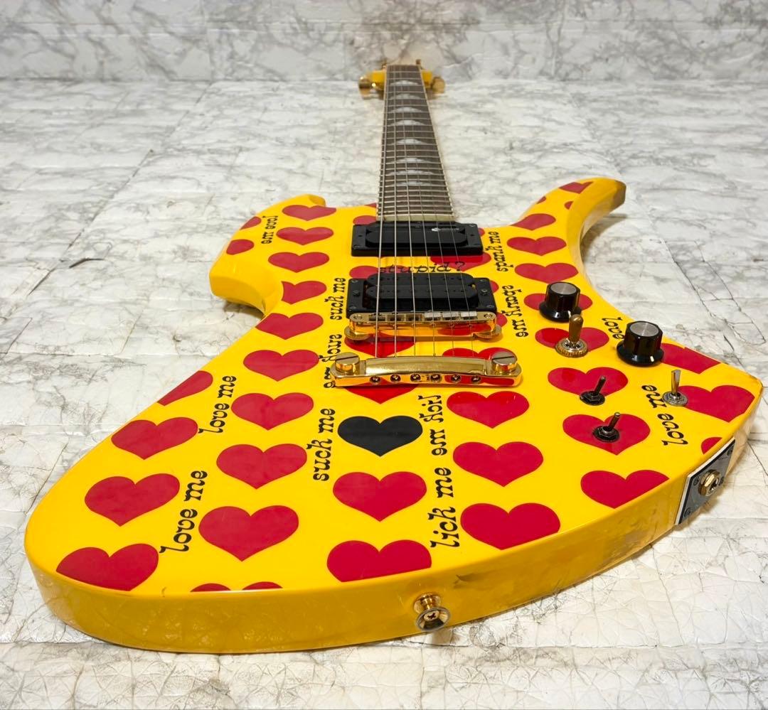 【整備済】Burny MG-145S hide シグネチャー イエローハート