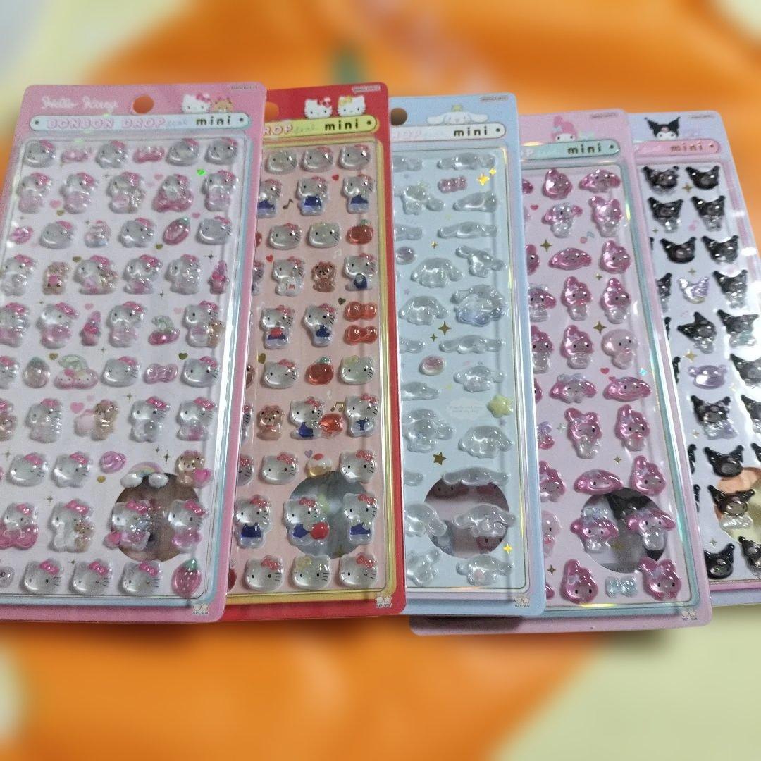 正規品‼️サンリオ　ボンボンドロップシールmini