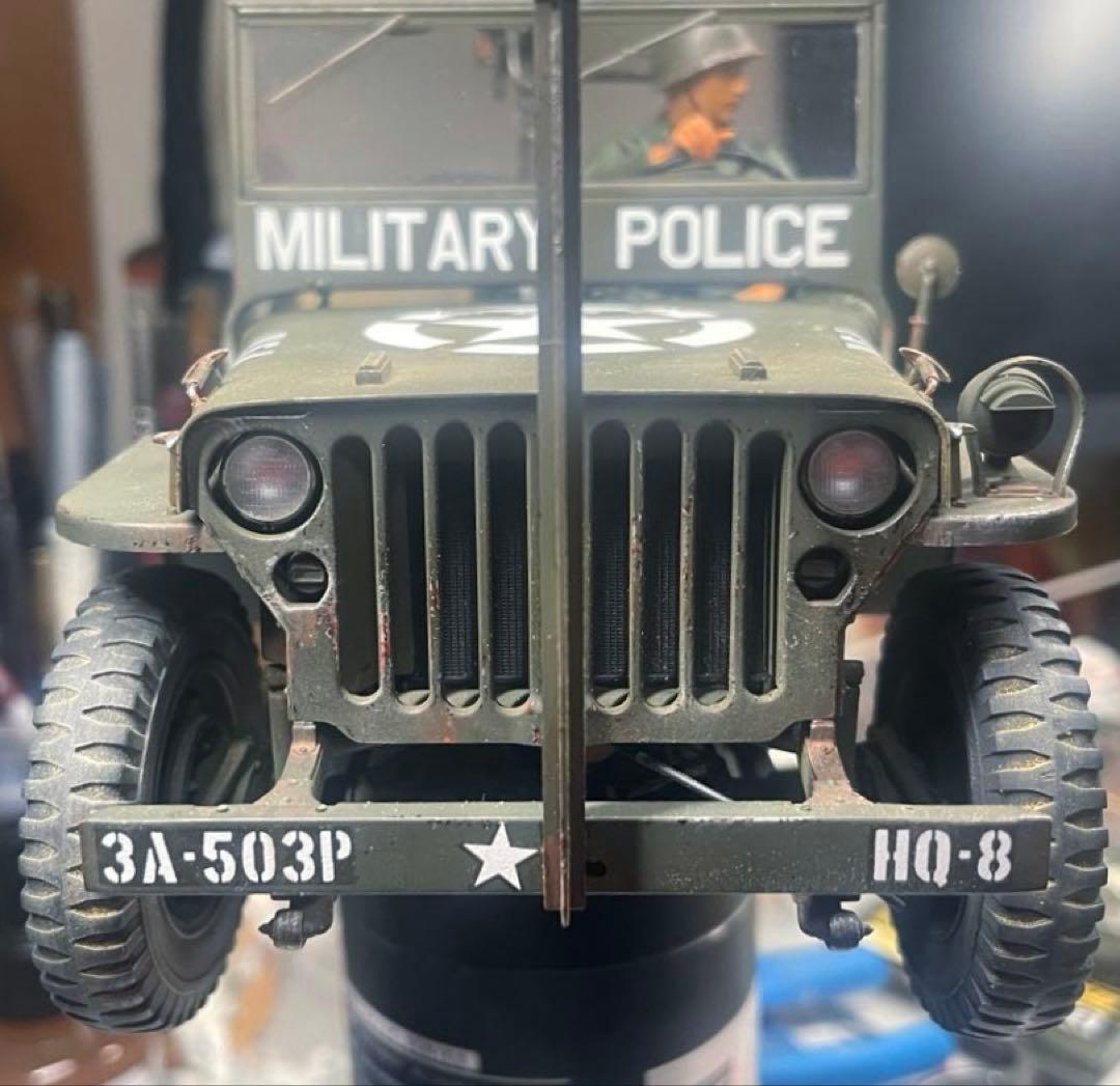 タコム1/16米陸軍 1/4トン 4X4 G503 ユーティリティトラック完成品