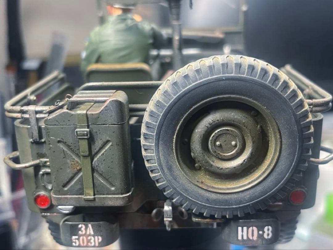 タコム1/16米陸軍 1/4トン 4X4 G503 ユーティリティトラック完成品