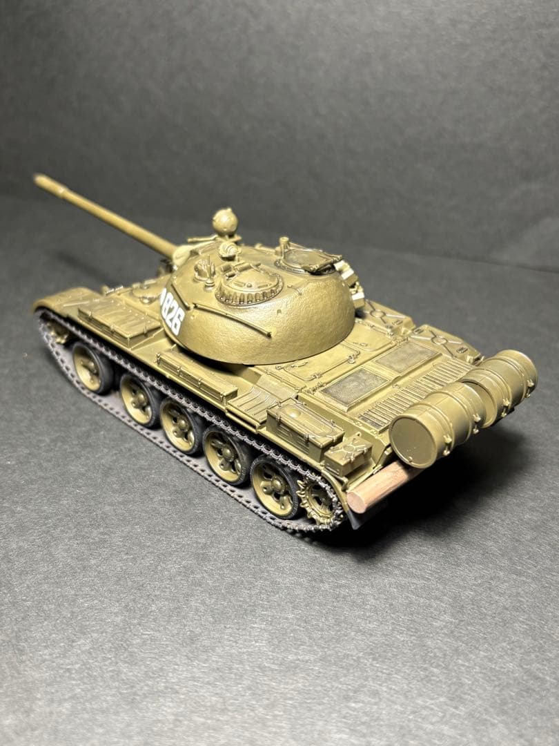 #作品No23 ソビエト戦車 T-55 プラモデル組立完成品