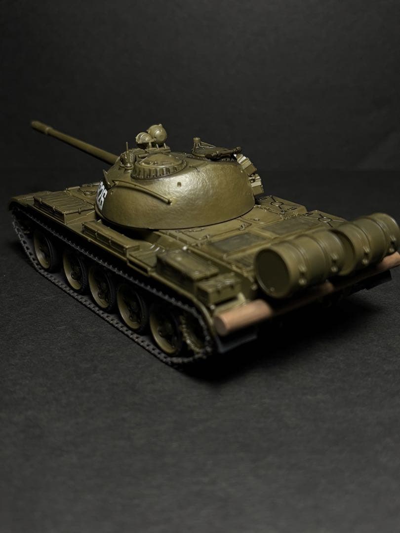#作品No23 ソビエト戦車 T-55 プラモデル組立完成品