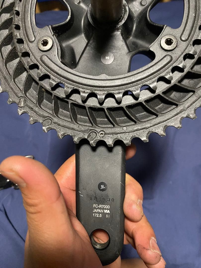 シマノFC-R7000 172.5mm 52-36T クランクセット