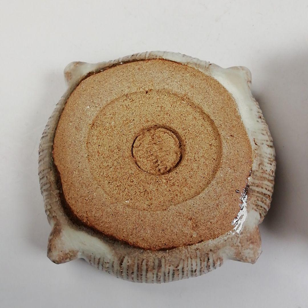 Ｗ９６　香合　『萩　糸巻　香合』『十二代　田原陶兵衛 造』　共箱　茶道具