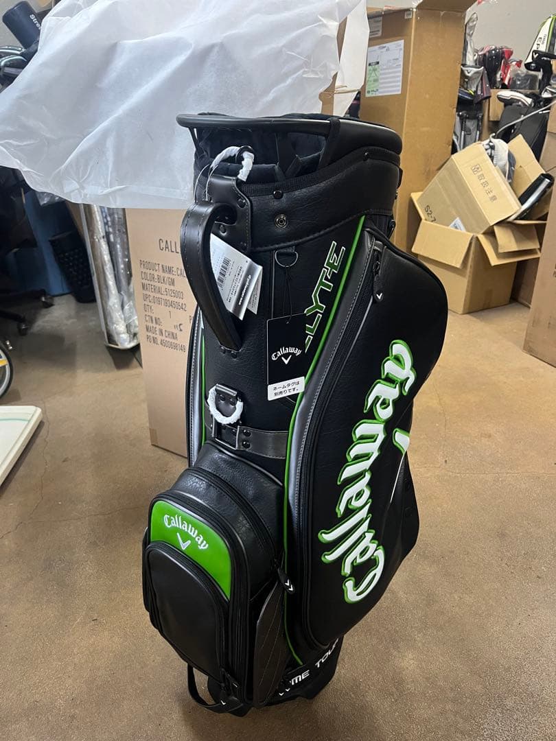 Callaway Elyte キャディバッグ 新品　黒/緑
