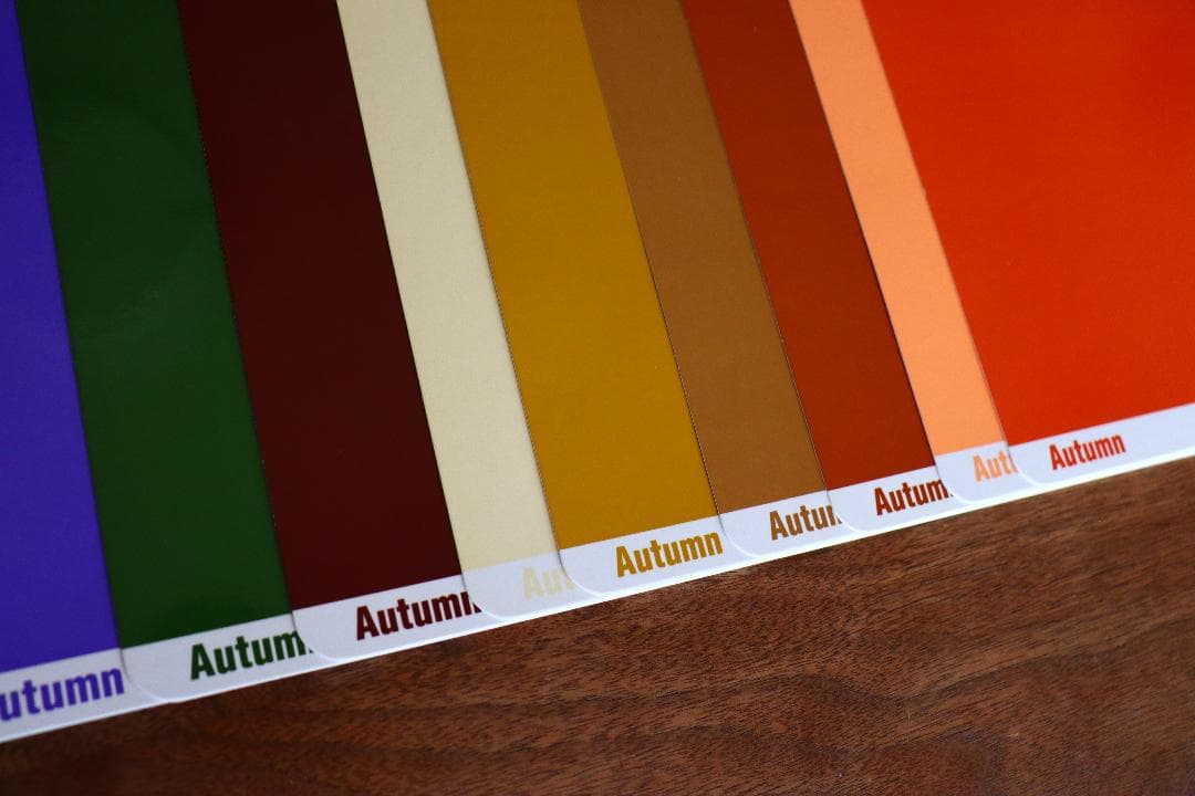 パーソナルカラー診断　パーフェクトカラー・チンボードカード【36色】