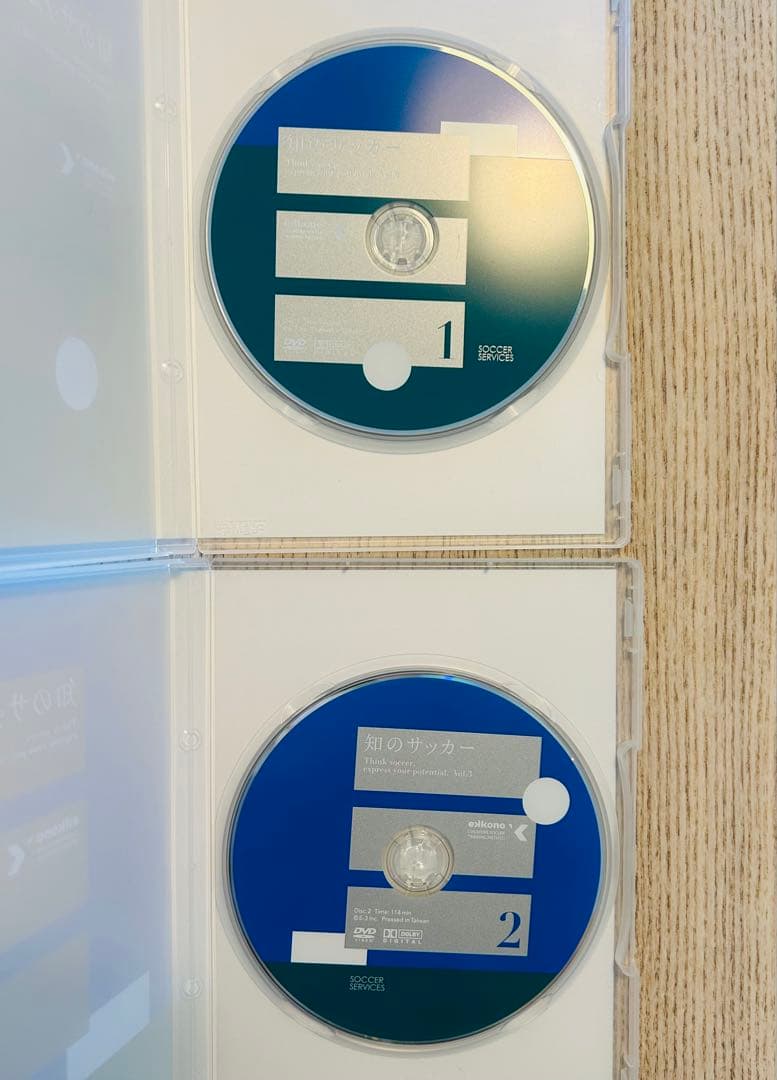 知のサッカー第1巻＋2巻＋3巻 DVD