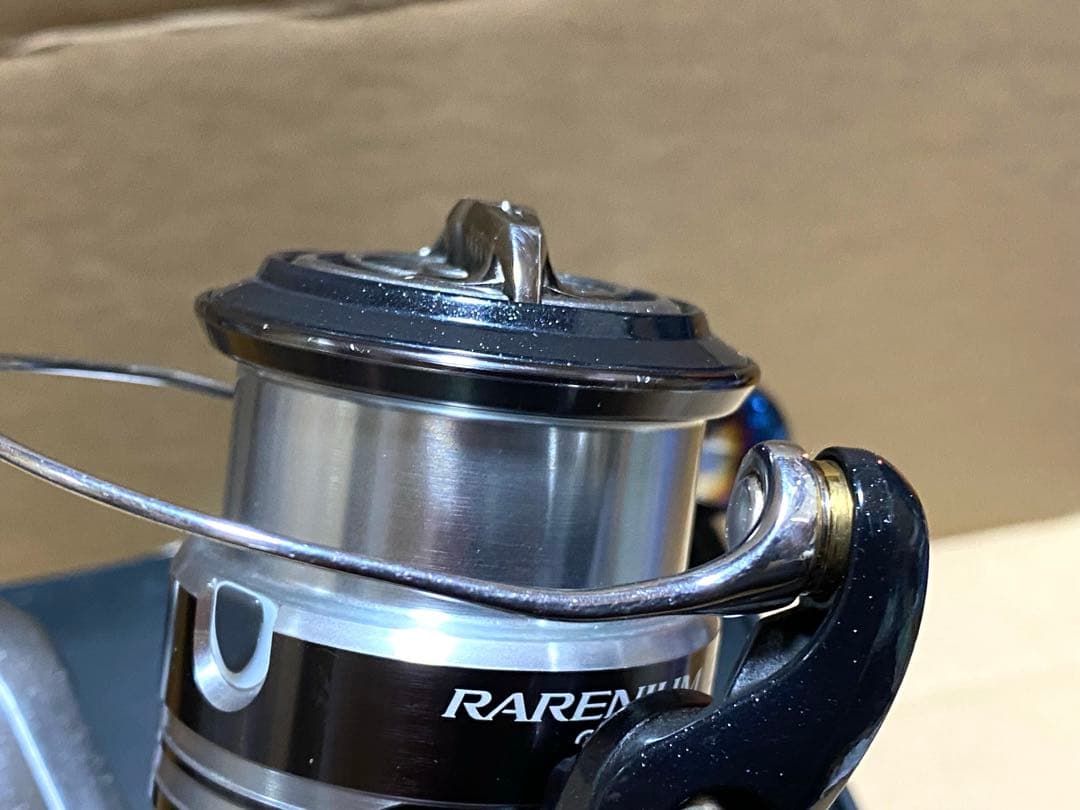 大幅値下げ‼️機関良好‼️シマノ12レアニウム2500S ハンドルノブカスタム