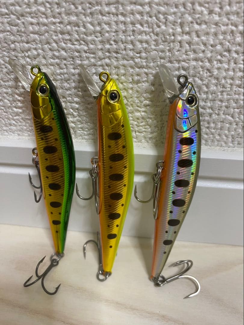 美品6個　ヤマメカラー他　ウォーターランド　ジャークソニック90 村田基ステラ