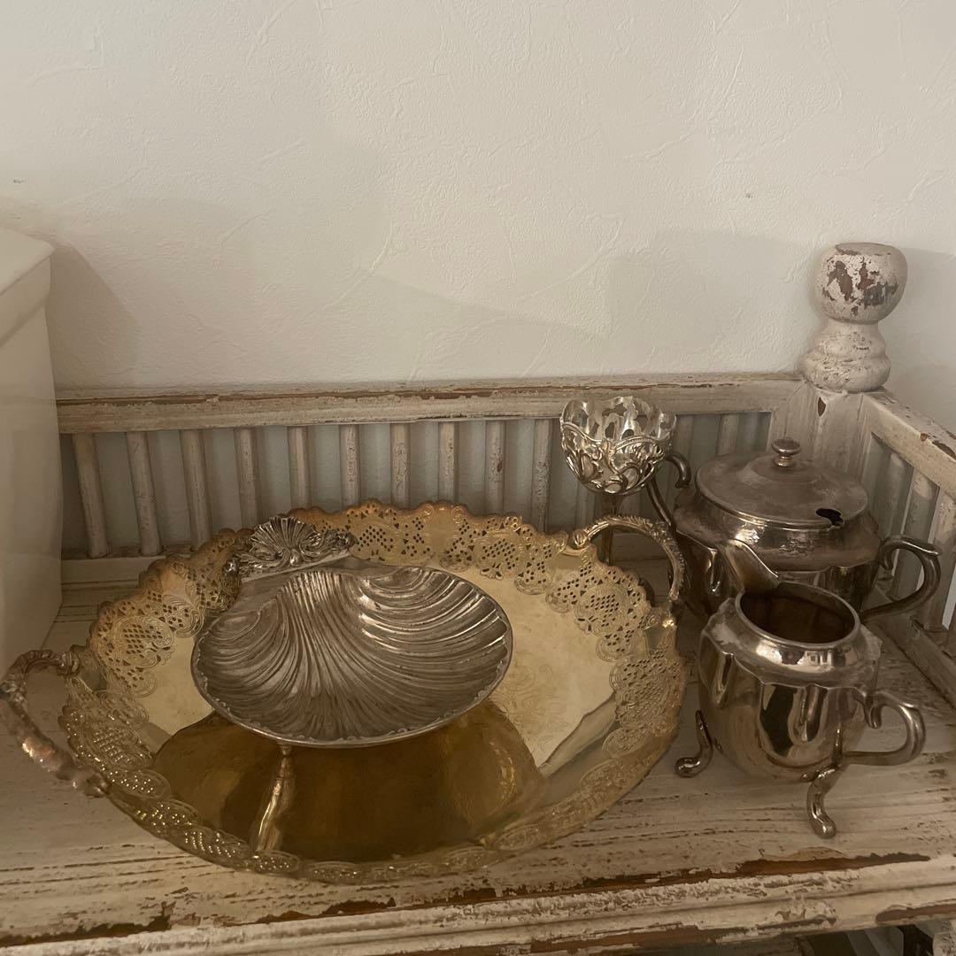 アンティーク雑貨　シルバープレート　まとめ売り