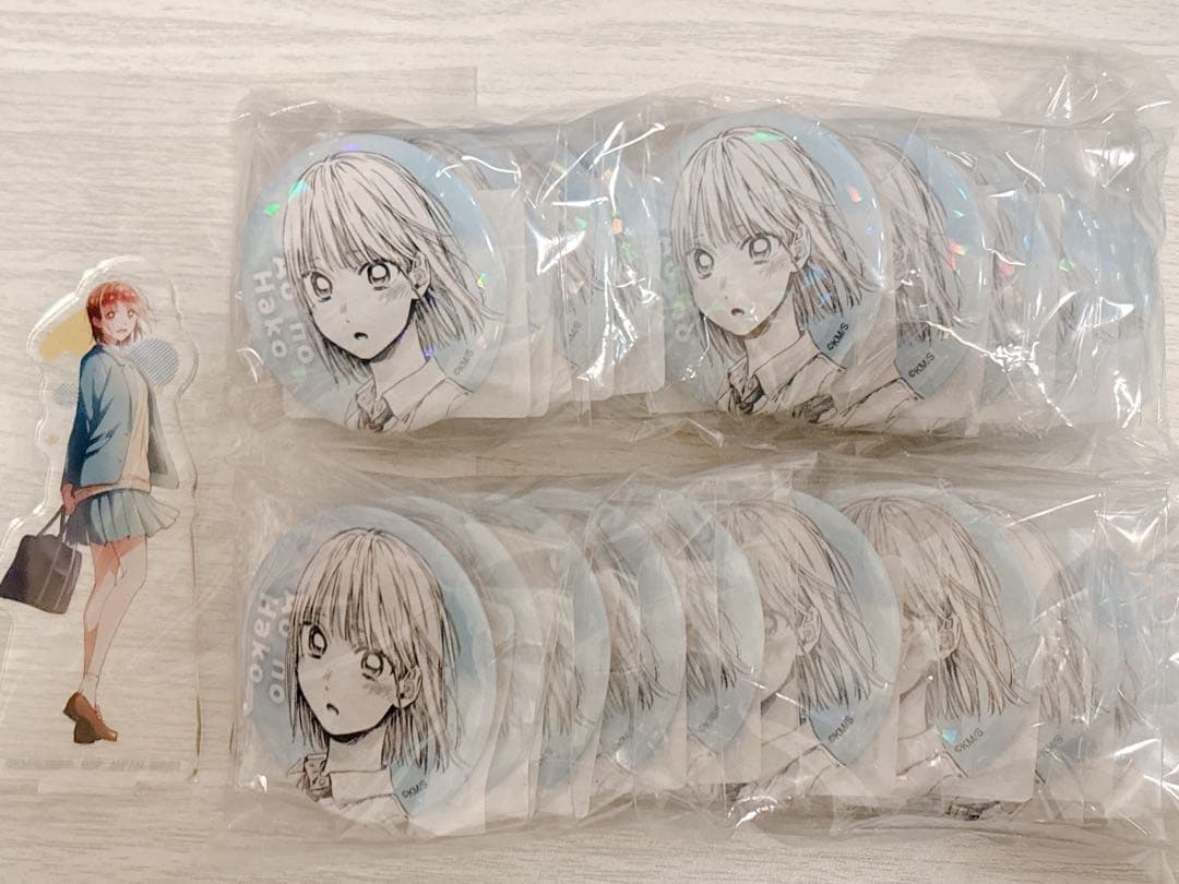 アオのハコ　オールスター缶バッジ　一番くじ　アクスタ　千夏