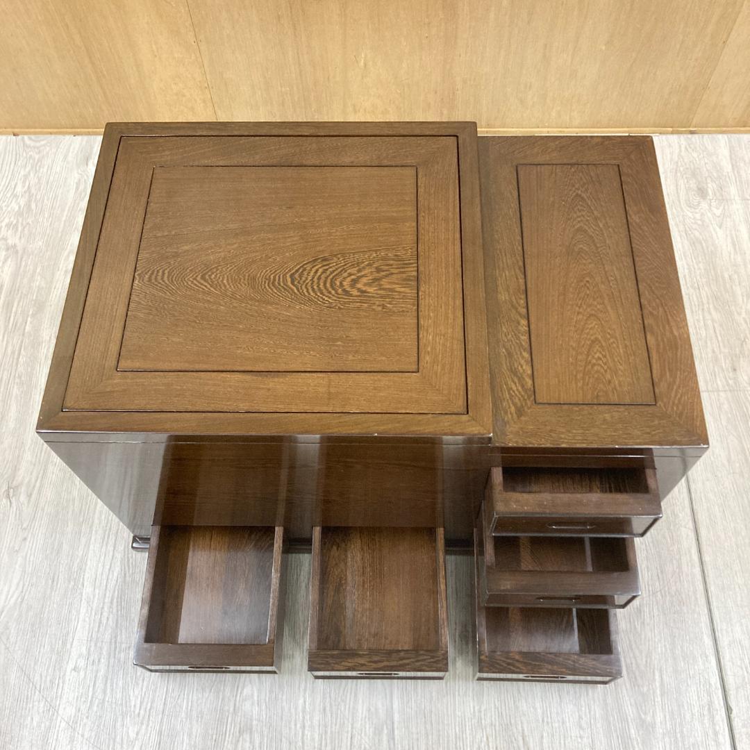 囲炉裏テーブル　火鉢　 引き出し付き 　 昭和レトロ 古民家　民芸