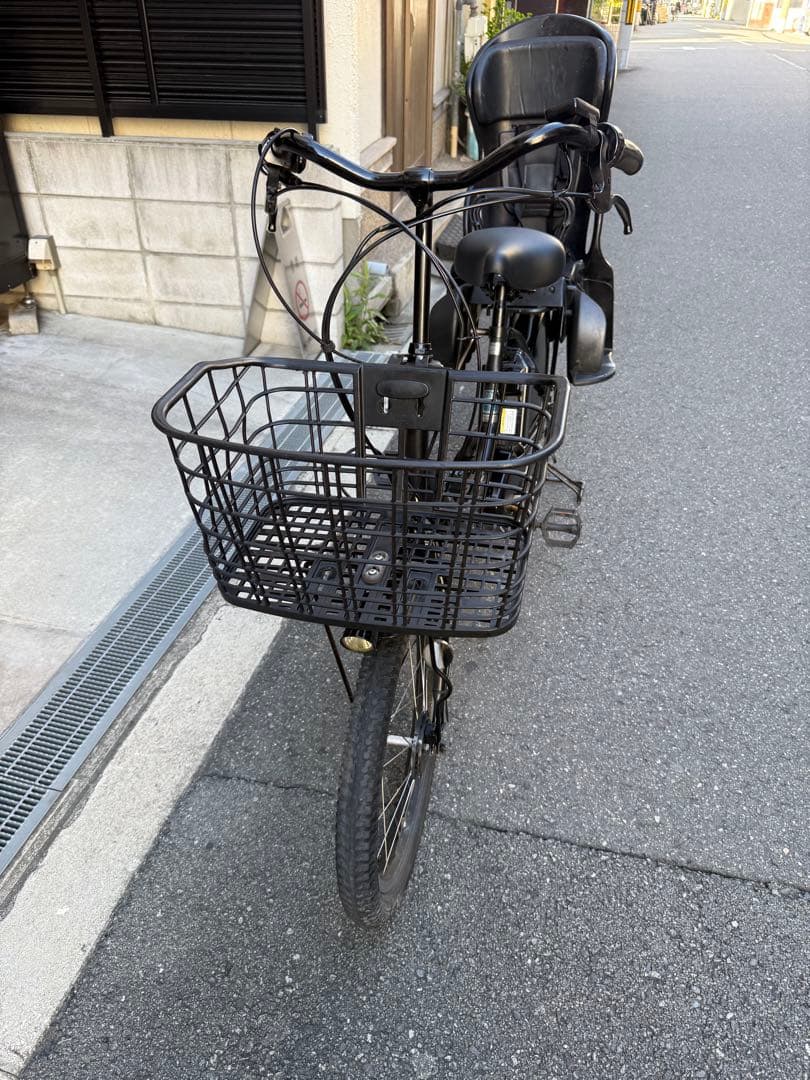 大阪府　子供乗せ　ヤマハ　電動自転車チャイルドシート付き