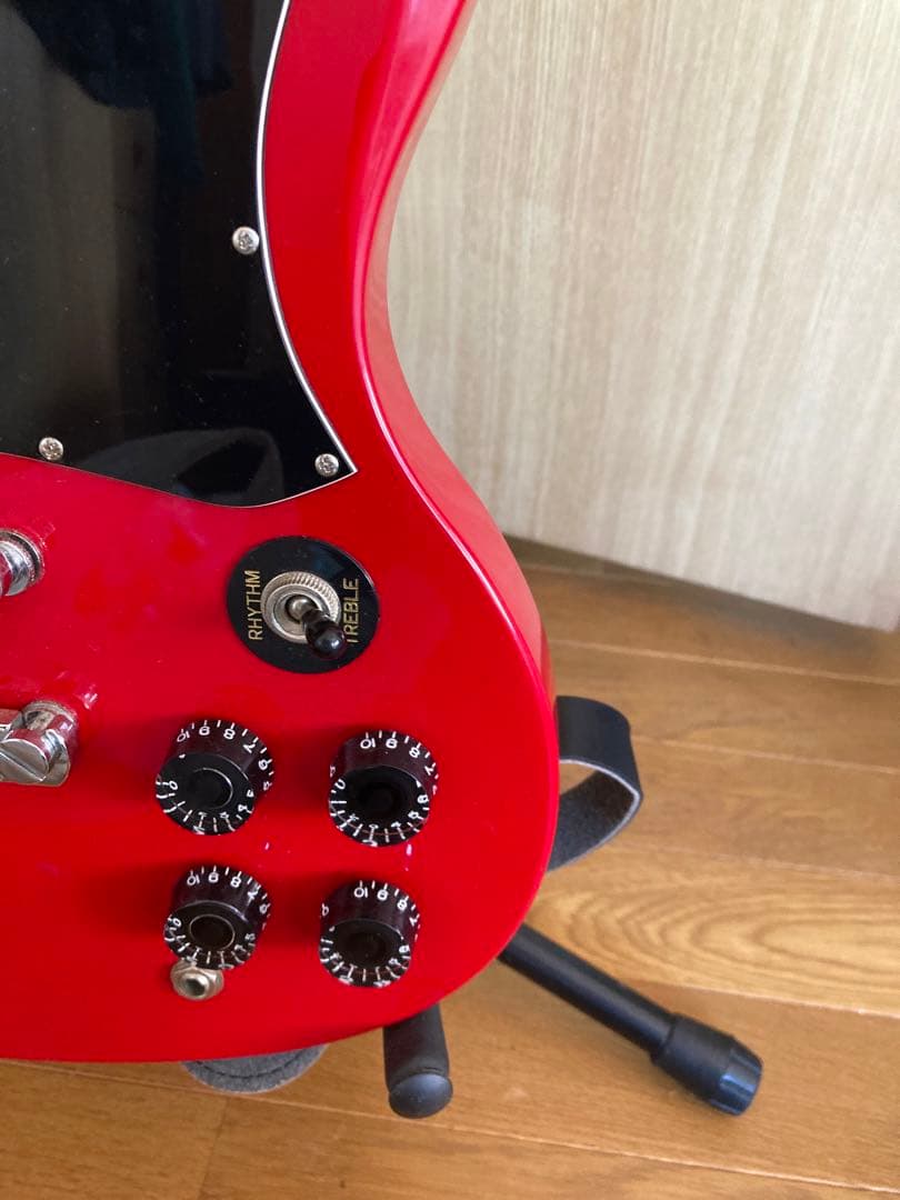 美品⭐︎エピフォン⭐︎エレキギター⭐︎SG⭐︎ミニアンプギタースタンドケース付けられます
