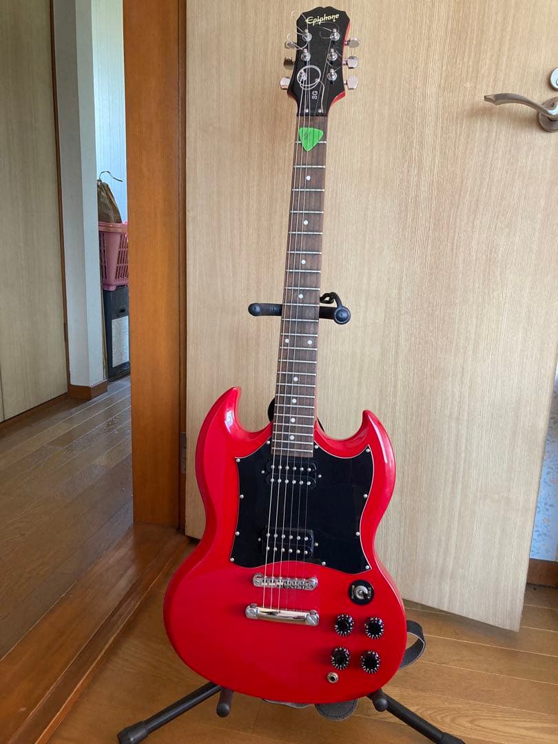 美品⭐︎エピフォン⭐︎エレキギター⭐︎SG⭐︎ミニアンプギタースタンドケース付けられます