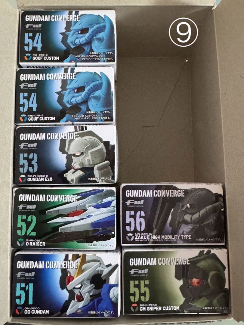 ガンダムコンバージ4〜12 計75体＋5体おまけ付き、まとめ売りです！