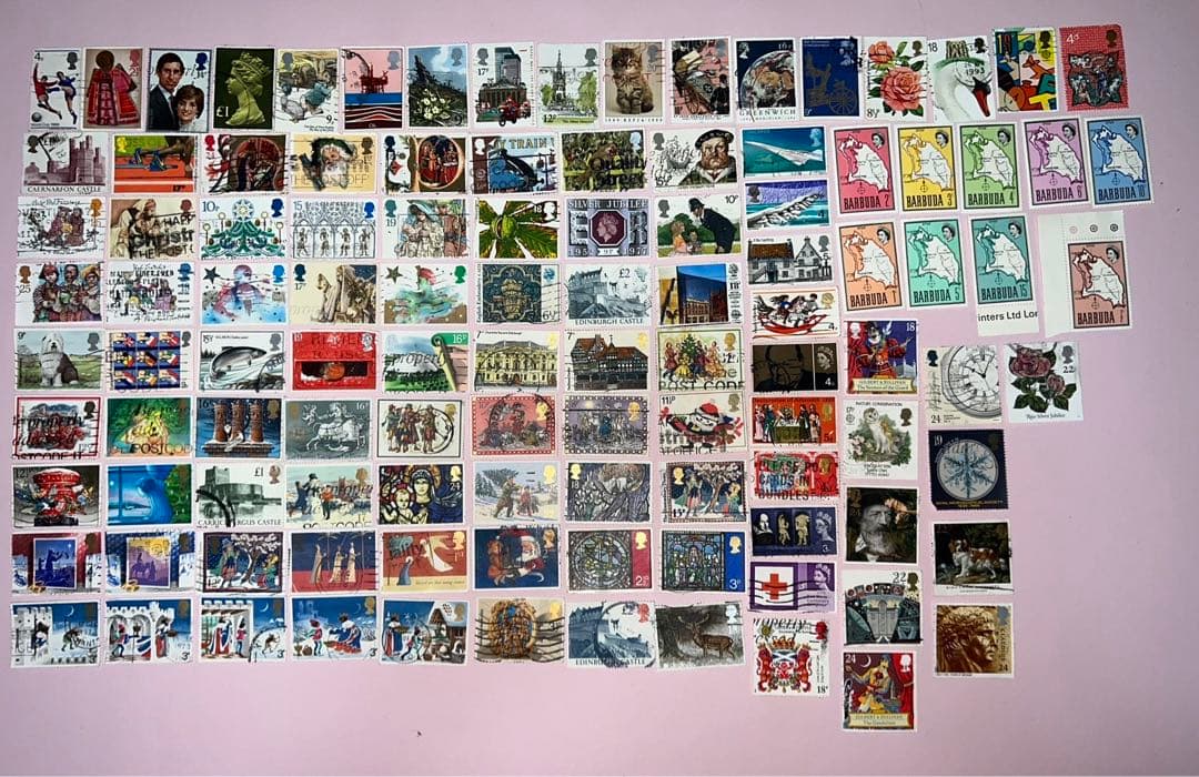 激レア　送料無料　英連邦British Empire 使用済み切手 2000種