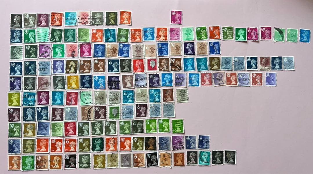 激レア　送料無料　英連邦British Empire 使用済み切手 2000種