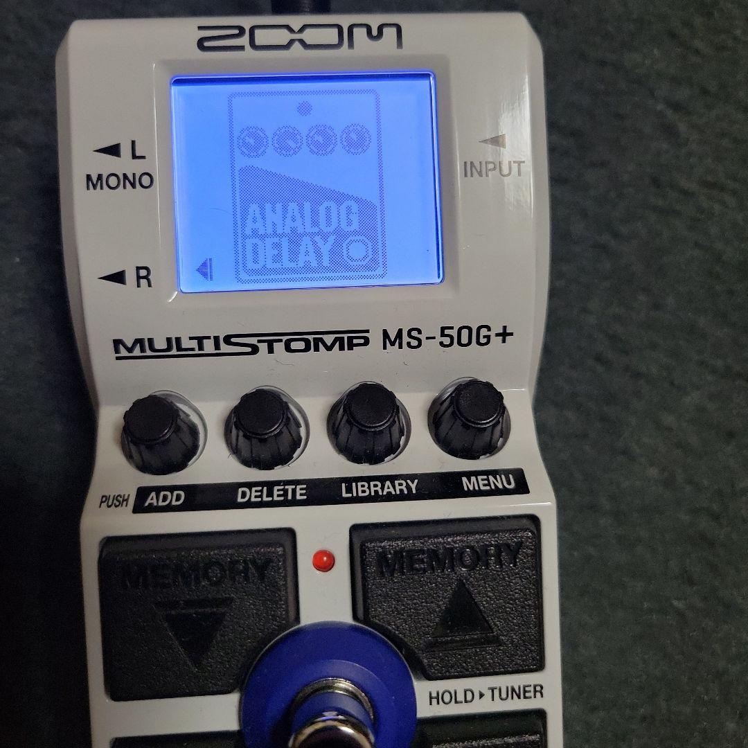 ZOOM MS-50G+　純正アダプター付き