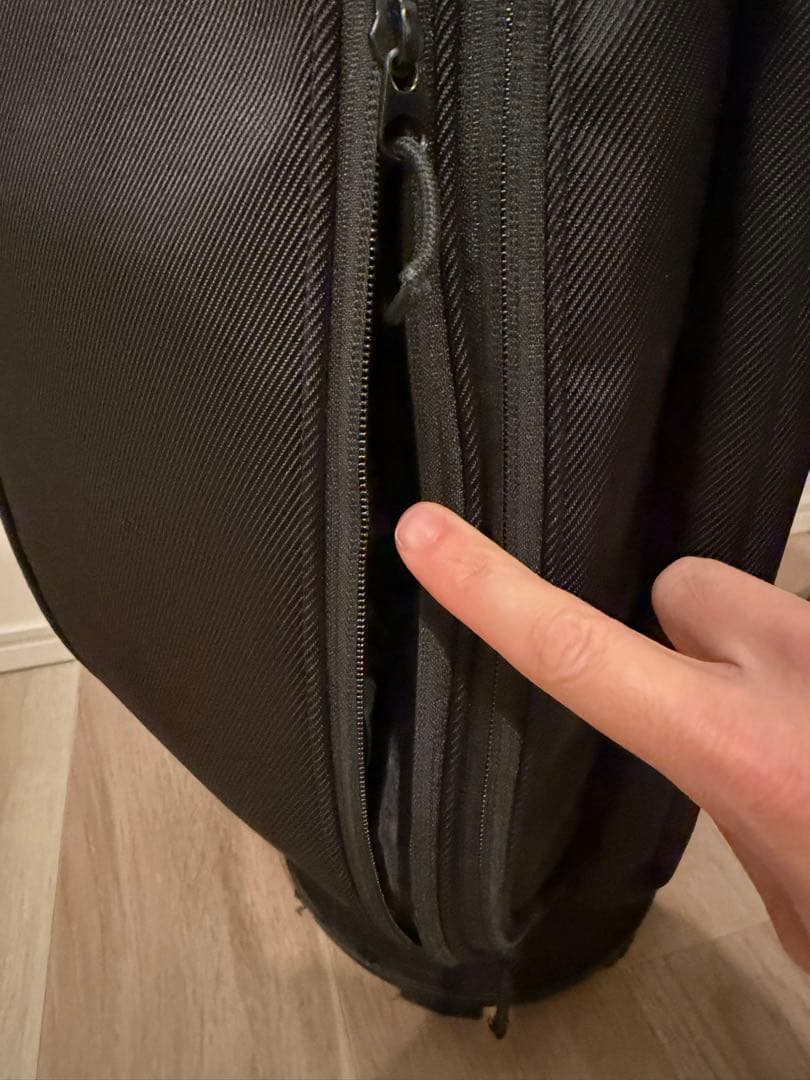 adidas フード付きキャディバッグ ブラック