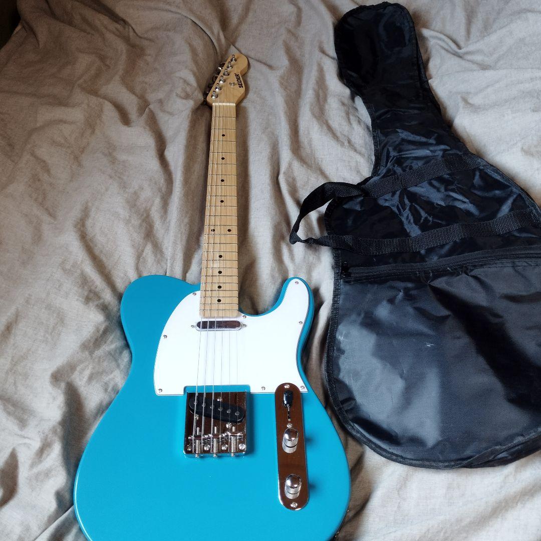 selder テレキャスタータイプ メイプル指板 弦裏通し 使用感少な目