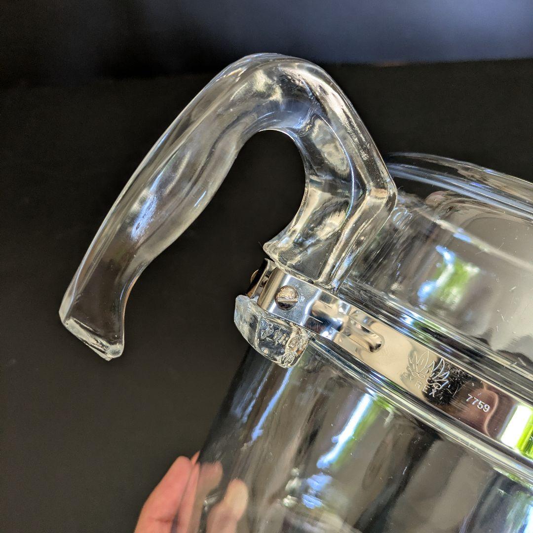 PYREX ガラスパーコレーター　アメリカ製　ビンテージ　直火可能