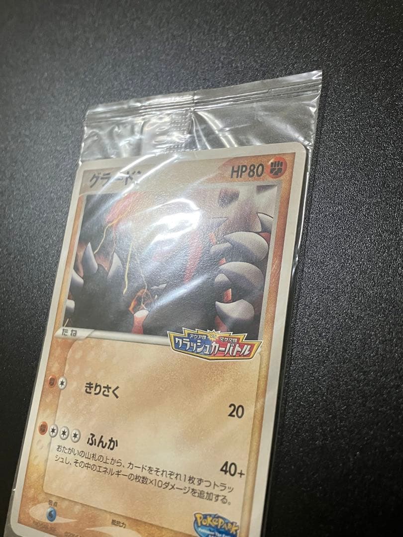 ポケモンカード ポケパーク グラードン 未開封 プロモ Groudon