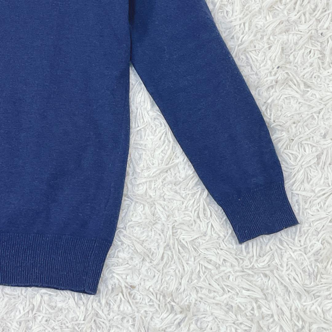 ラッセルノ vネックセーター ネイビー Russeluno ゴルフウェア　4
