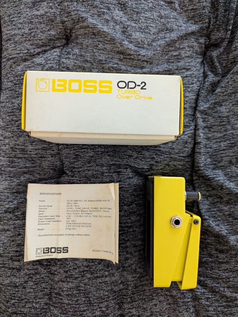 BOSSのギター用エフェクターOD-2 TURBO OverDrive新品未使用