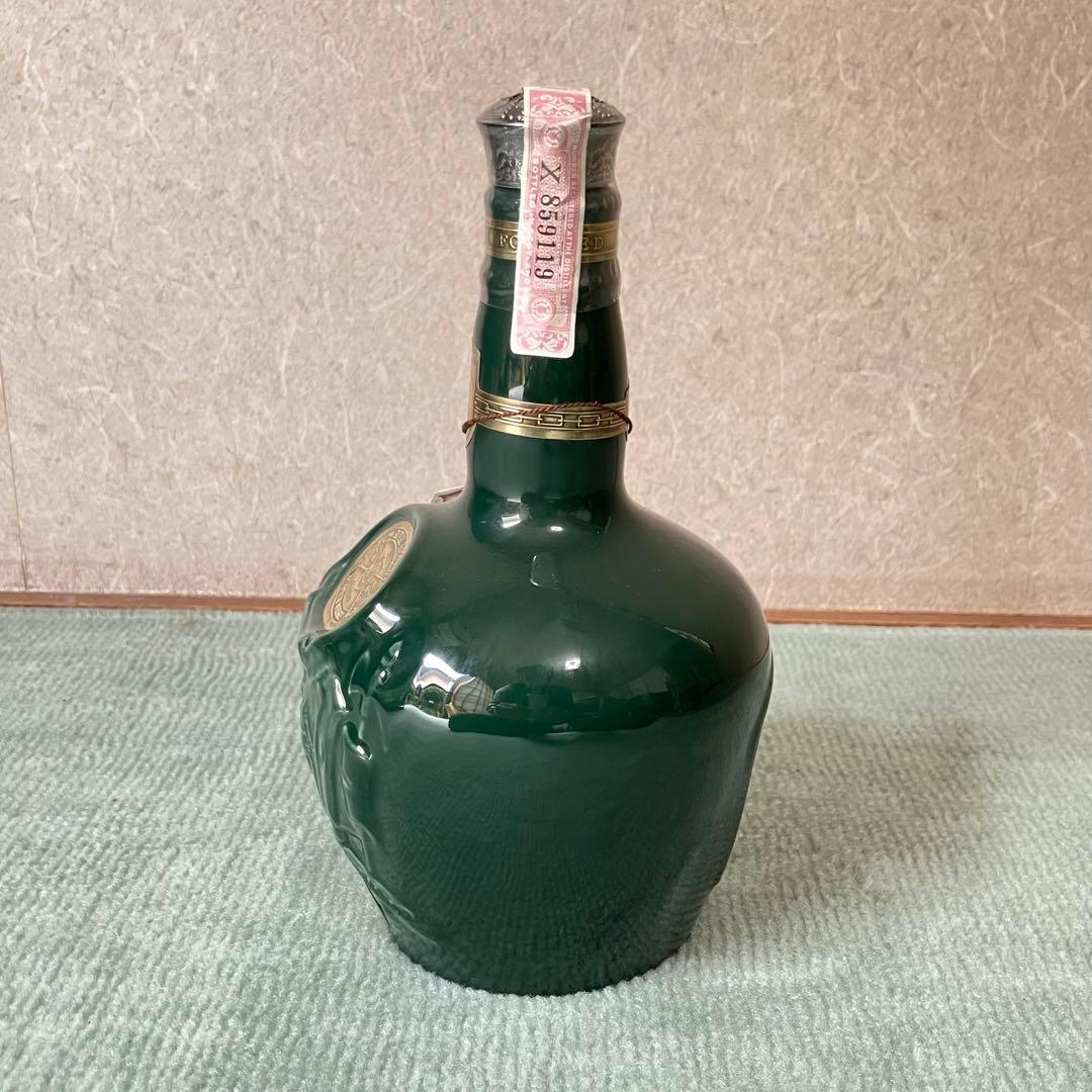 【未開栓】シーバス　ロイヤルサルート21年　陶器ボトル　巾着・箱付【古酒】2