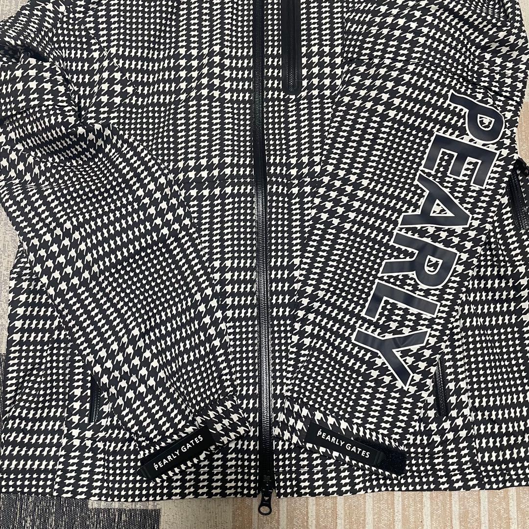 パーリーゲイツ 千鳥格子 レインウェア上下 セットアップ　4 Mサイズ