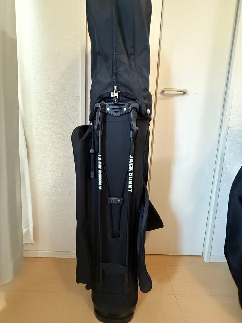 【極美品】JACK BUNNY スタンド式キャディバッグ ブラック
