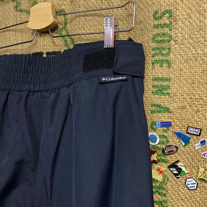 【美品】コロンビア ナイロンパンツ ボード スキーウェア Lサイズ 黒