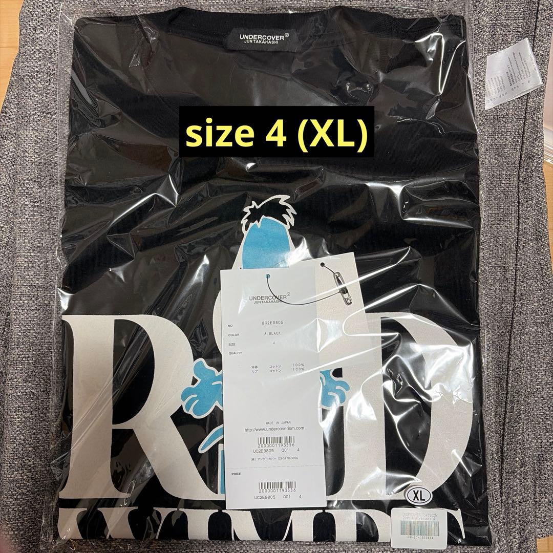 RADWIMPS 20th undercover コラボT 黒　XL 4