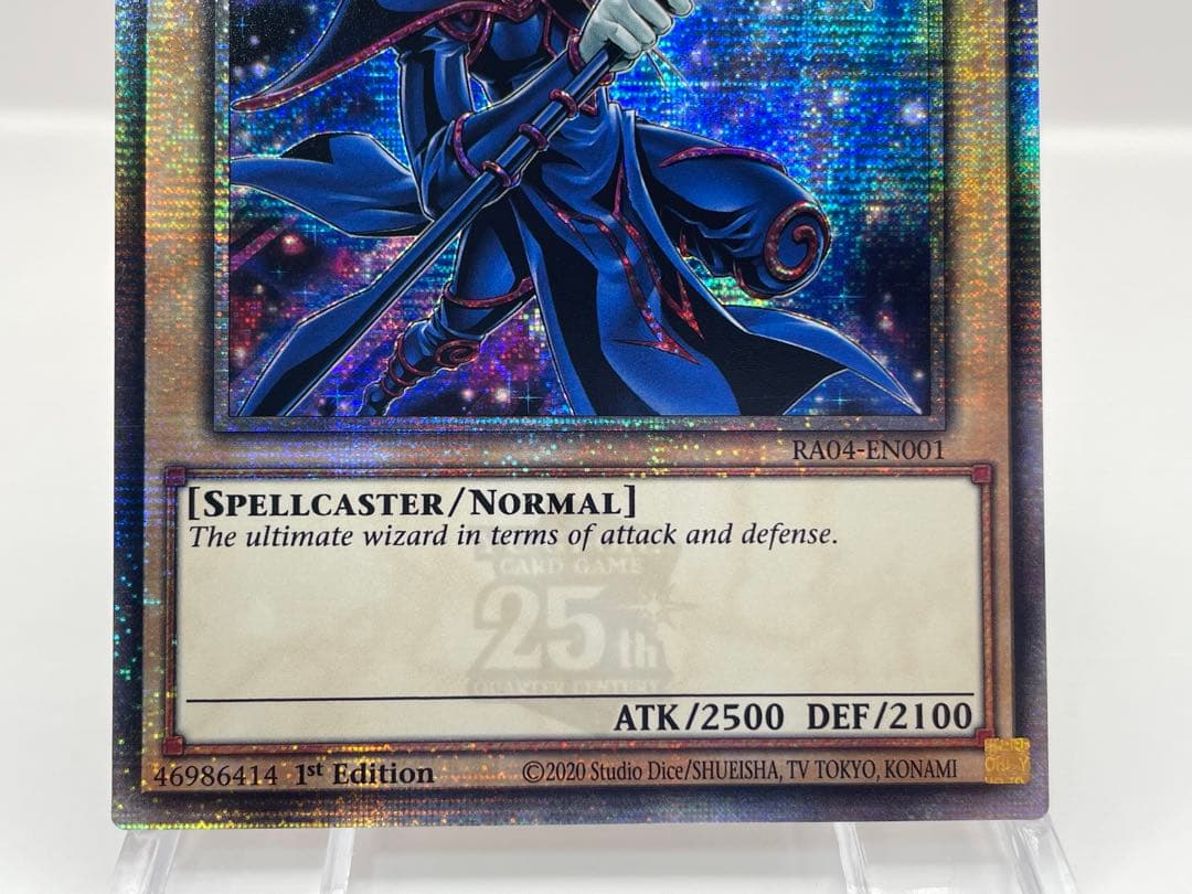 EU版 25th ブラックマジシャン イラスト違い クオシク 遊戯王